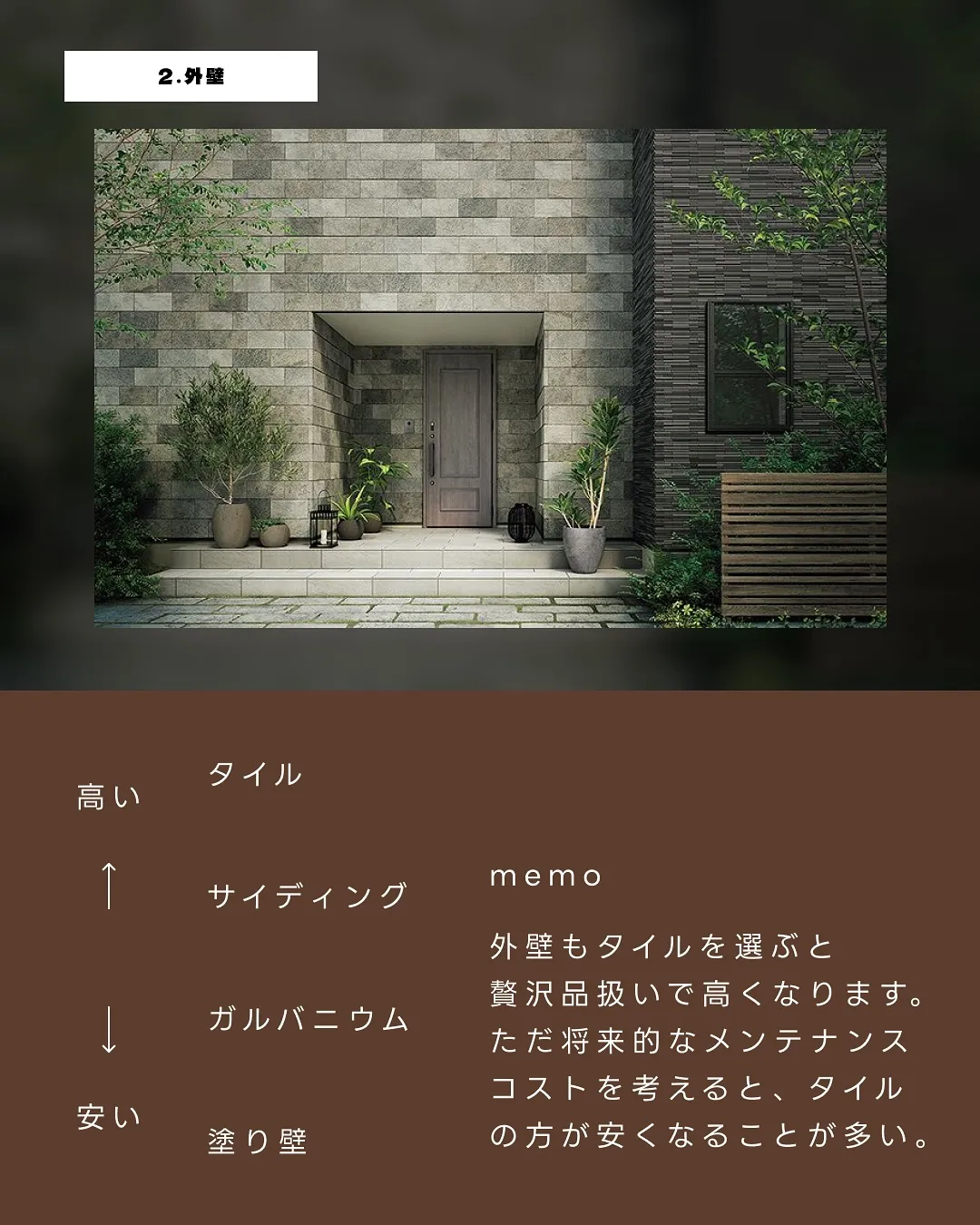 材料だけでこんなにも固定資産税が変わる🏡